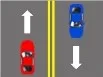 While taking U turn in this road, You should - diagram